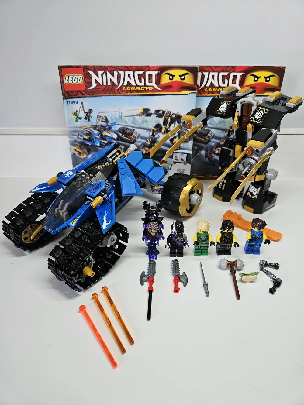 LEGO Ninjago Thunder Raider 71699 100% Complete Set with Manual Minifigures